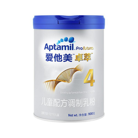 88VIP：Aptamil 爱他美 白金版 卓萃 婴幼儿奶粉 4段 900g *2件