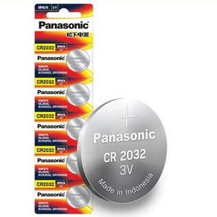 Panasonic 松下 CR2032/2016/2025 纽扣电池 5粒装