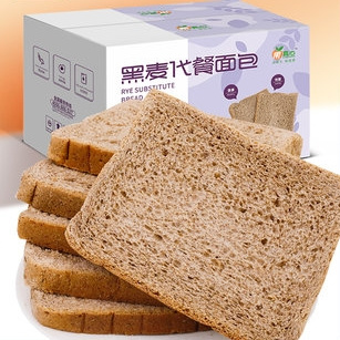 果真心 黑麦全麦面包 2斤