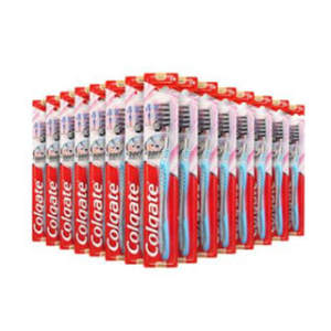 高露洁 Colgate 超洁纤柔牙刷 15支 0.01mm炭黑超细软毛 29.9元包邮
