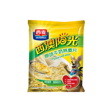 88VIP：西麦 西澳阳光 燕麦片 原味 560g+马奇新新 巧克力涂层夹心饼干 20g