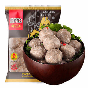 香港Q唛认证 喜得佳 正宗潮汕 手打实心牛肉/牛筋丸 2斤