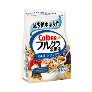 日本进口 卡乐比 少糖水果麦片 600g