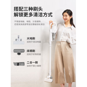美的 家用小型大吸力手持式吸尘器 手持推杆两用