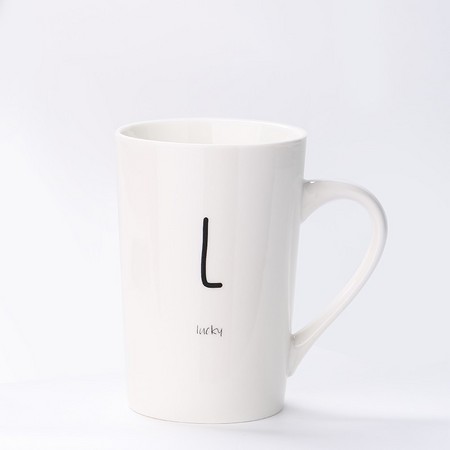常珑 字母马克杯 无盖勺
