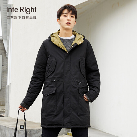 INTERIGHT 男士双面帽羽绒服 +凑单品
