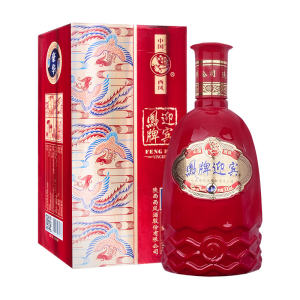 西凤 凤牌迎宾 52度浓香型白酒 500ml