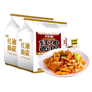 猫超次日达 阿宽 红油面皮超市装420g*2件