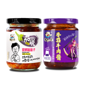 饭扫光 香菇牛肉酱200g*4瓶