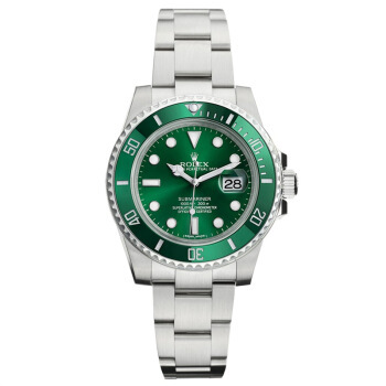 ROLEX 劳力士潜航者日历型 精钢 116610LV 绿水鬼自动机芯表