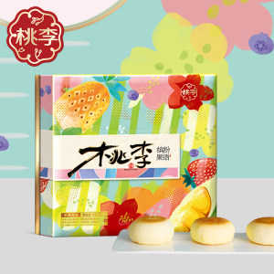 桃李 缤纷果语苏式月饼礼盒 450g