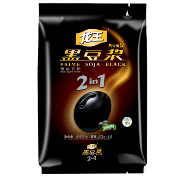 龙王 非转基因黑豆豆浆粉 450克 *2件