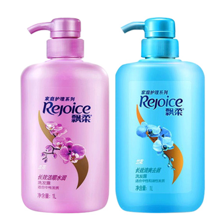 聚划算百亿补贴：Rejoice 飘柔 家庭护理系列 清爽去屑/洁顺水润洗发水 1000ml