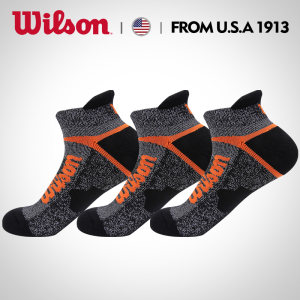 美国 威尔胜Wilson 专业运动袜 3双 商超同款