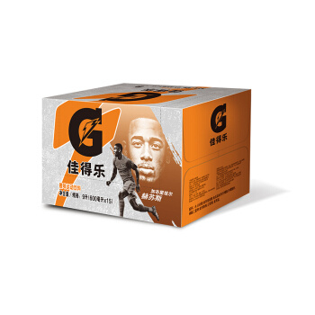限地区、京东PLUS会员：GATORADE 佳得乐 橙味功能运动饮料 600ml*15瓶 *4件