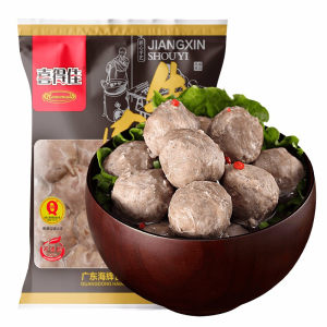 香港Q唛认证 喜得佳 正宗潮汕 手打实心牛肉/牛筋丸 2斤