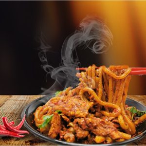 以稀 新疆微辣/中辣/爆辣 炒米粉 干米粉 500g*3袋 33.8元包邮
