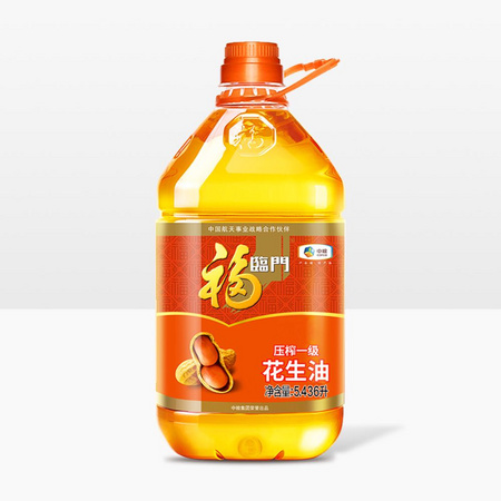 福临门 压榨一级 花生油 5.436L *2件