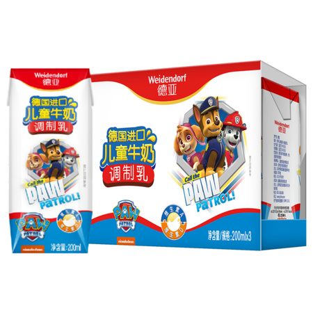 88VIP： 德亚 儿童牛奶调制乳 200ml*3盒 *10件