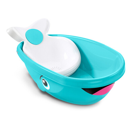 京东PLUS会员：Fisher-Price 费雪 GDT80 2合1蓝鲸鱼宝宝浴盆 *2件