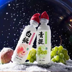 秋林 0糖0脂0卡 青提/白桃味苏打气泡水 450ml*12瓶
