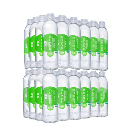 依能 青柠味苏打水 500ml*24瓶