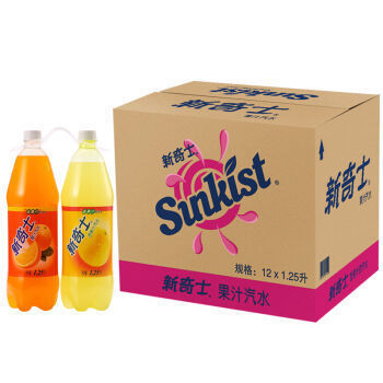 Watsons 屈臣氏 新奇士混合口味汽水 1.25L*12瓶 *3件