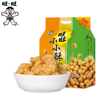 旺旺 小小酥黑胡椒味葱香味原味200g
