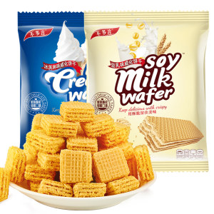 不多言 冰淇淋味豆乳威化饼干 6件