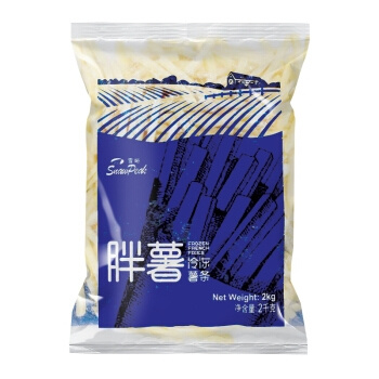 雪川 胖薯 3/8粗薯条 2kg *3件