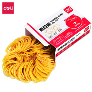 凑单品： deli 得力 3217 弹力橡皮筋 100g