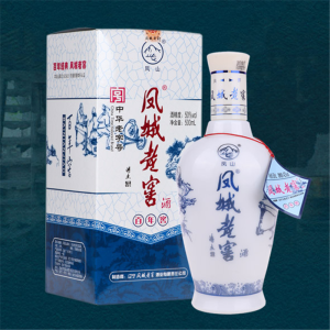 中华老字号 凤城老窖 百年窖50度浓香型粮食酒 500ml/瓶