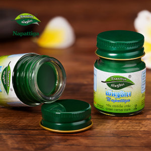 泰国万金油 Napattiga 青草膏15g*3瓶 防蚊/跌打损伤