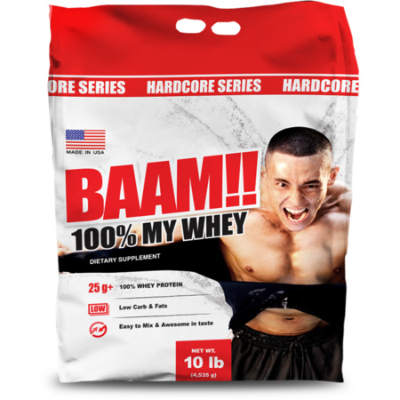 BAAM!! 100% Fitwhey 乳清蛋白质粉 10磅