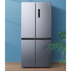 Midea 美的 BCD-450WTPM(E) 十字对开双开门冰箱