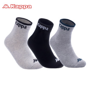 Kappa 男士运动棉袜 3双