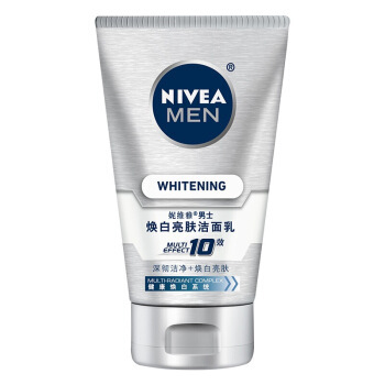 NIVEA 妮维雅 焕白亮肤洁面乳 100g（赠洁面泥 50g）