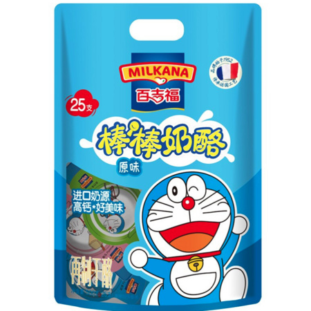PLUS会员：MILKANA 百吉福 棒棒奶酪 500g