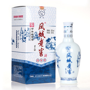 中华老字号 凤城老窖 百年窖50度浓香型粮食酒 500ml/瓶