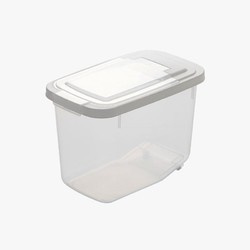 CHAHUA 茶花 透明带盖收纳储米箱 10斤装送量杯