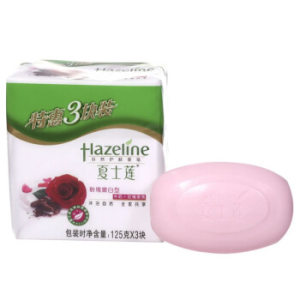 PLUS会员：Hazeline 夏士莲 粉瑰嫩白香皂三块装
