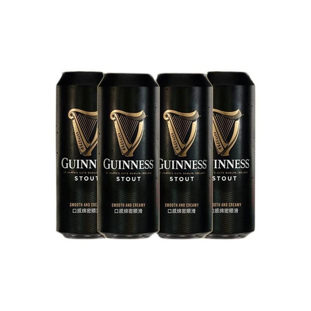 GUINNESS 健力士 爱尔兰进口啤酒 440ml*4听