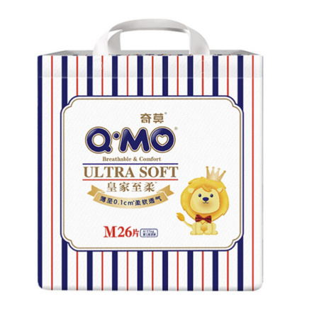Q·MO 奇莫 皇家至柔系列 通用纸尿裤 M26片