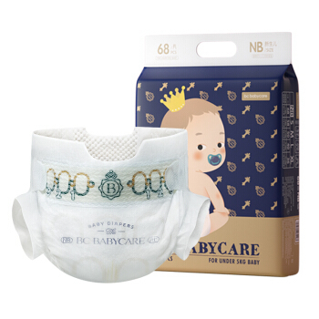 88VIP：BabyCare 皇室系列 超薄纸尿裤 NB68片