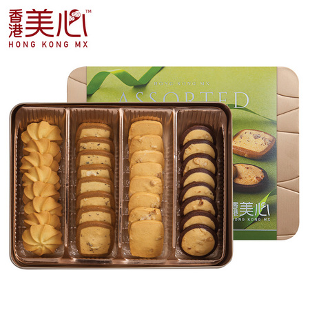Maxim's 香港美心 松脆曲奇 4口味饼干 272g