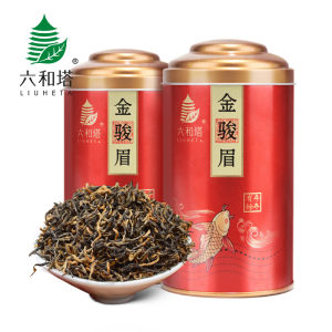 六和塔 一级蜜香型 武夷金骏眉红茶 125g*2罐 礼盒装 58元包邮