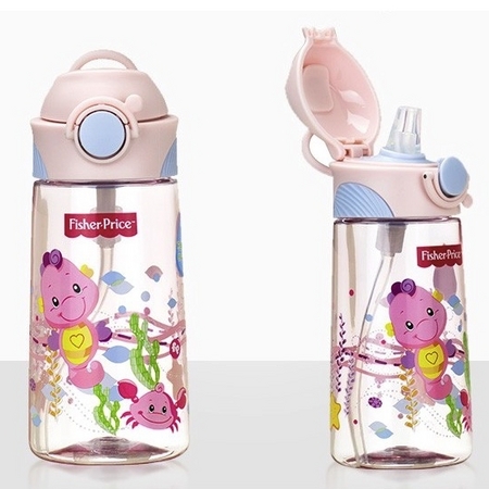 Fisher-Price 费雪 宝宝学饮吸管鸭嘴杯 450ml