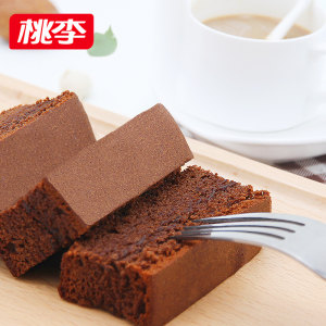 桃李 黑巧克力布朗尼蛋糕180g*3盒