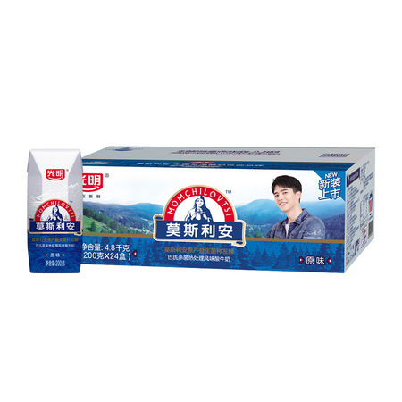 88VIP：Bright 光明 莫斯利安 原味酸奶 200g*24盒