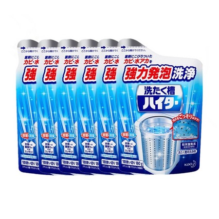 88VIP：Kao 花王 洗衣机槽清洁粉 180g *6 57元